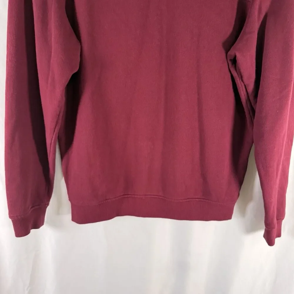 Vineyard Vines Sweater Men's Small Red 1/4 Zip Pullover 100% Cotton